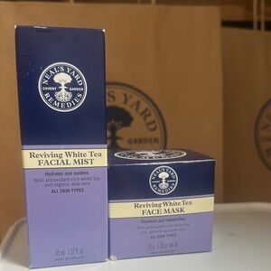 Neal's Yard Remedies White Tea Facial Mist and Face Mask NEW
